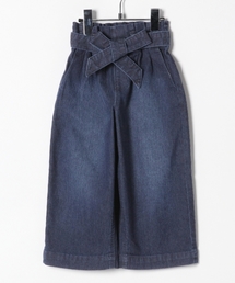 GLOBAL WORK | 【キッズ】リボンデニムワイドパンツ/795553(デニムパンツ)