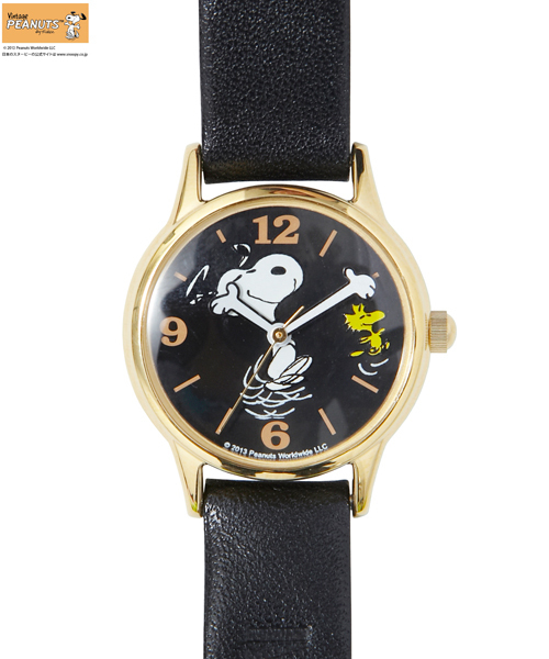 MILKFED.（ミルクフェド）の「SNOOPY WATCH HAVE A FRIEND（アナログ腕時計・レディース・ブラック・ONE SIZE）」の3枚目の写真