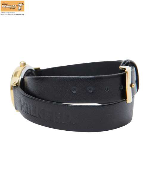 MILKFED.（ミルクフェド）の「SNOOPY WATCH HAVE A FRIEND（アナログ腕時計・レディース・ブラック・ONE SIZE）」の5枚目の写真