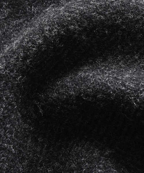 UNIVERSAL TISSU(ユニヴァーサルティシュ)の「「universaltissu/ ユニヴァーサルティシュ」ウールヘリンボーン&ネップシルクツイードチェスターコート(チェスターコート・レディース・ブラック/ベージュ/ブラウン/カーキ・1/3)」の19枚目の写真