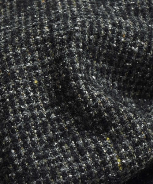 UNIVERSAL TISSU(ユニヴァーサルティシュ)の「「universaltissu/ ユニヴァーサルティシュ」ウールヘリンボーン&ネップシルクツイードチェスターコート(チェスターコート・レディース・ブラック/ベージュ/ブラウン/カーキ・1/3)」の20枚目の写真