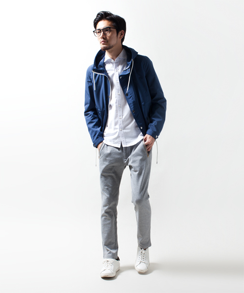 NANO universe（ナノユニバース）の「ナイロン撥水マリンパーカ（マウンテンパーカー・メンズ・ブラック/ベージュ/グリーン/ブルー/ネイビー/レンガ・MEDIUM/LARGE）」の22枚目の写真