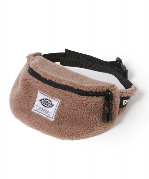 PAGEBOY（ページボーイ）の「Dickiesボアボディバッグ（ショルダーバッグ・レディース・チャコールグレー/ベージュ・FREE）」の5枚目の写真