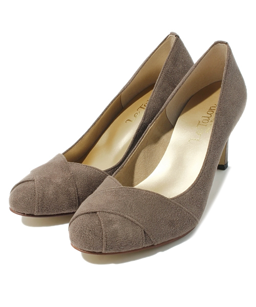 LE TALON（ルタロン）の「7CM クロスキリカエパンプス（パンプス・レディース・ウッド/ブラック/チャコールグレー・35/37/38/36/37.5/36.5/35.5）」の3枚目の写真