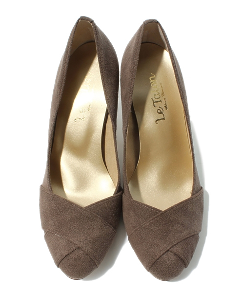 LE TALON（ルタロン）の「7CM クロスキリカエパンプス（パンプス・レディース・ウッド/ブラック/チャコールグレー・35/37/38/36/37.5/36.5/35.5）」の10枚目の写真