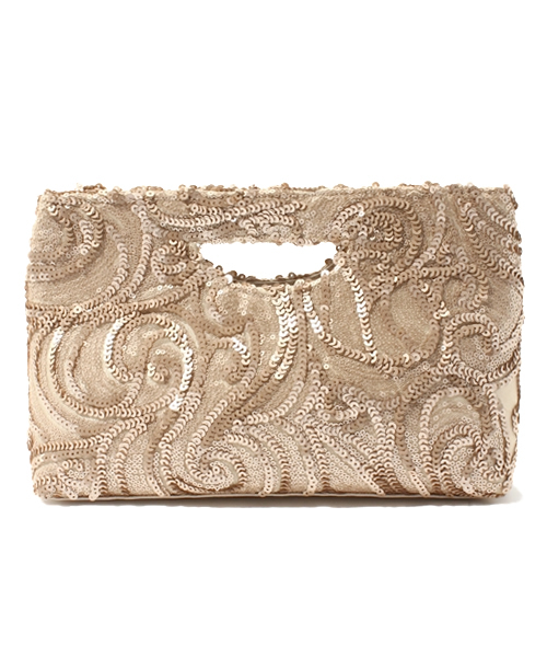 matelasse durer（マトラッセ デュレ）の「【matelasse durer】オリエンタルスパンクラッチ（クラッチバッグ・レディース・ブラック/ゴールド・FREE）」の2枚目の写真