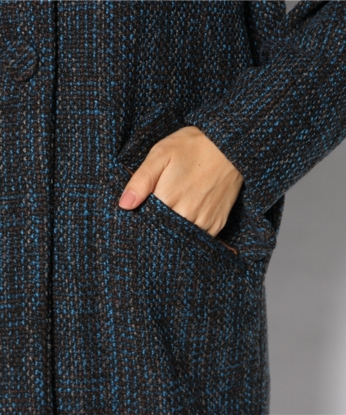 mystic（ミスティック）の「MIXツイードノーカラーCT（その他アウター・レディース・ブラック/ベージュ・ﾌﾘ-）」の12枚目の写真