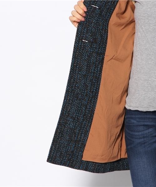 mystic（ミスティック）の「MIXツイードノーカラーCT（その他アウター・レディース・ブラック/ベージュ・ﾌﾘ-）」の9枚目の写真