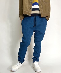 BEATJIVE（ビートジャイブ）の「スリムシルエット メンズ スウェット パンツ イージージョガーパンツ ミックスニット ちょいサルエル 裏起毛（スウェットパンツ）」