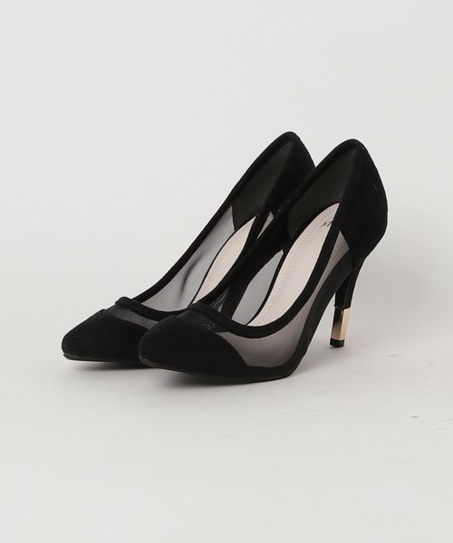 MIIA（ミーア）の「シースルーパンプス（パンプス・レディース・ブラック/ブラック系その他/ベージュ系その他・S/M/L）」の2枚目の写真