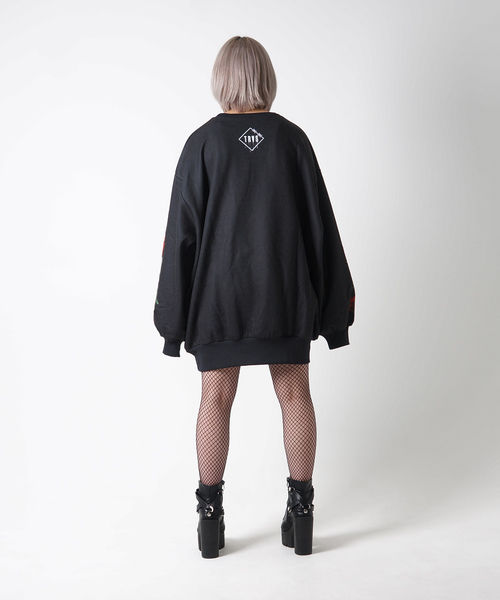 TRAVAS TOKYO（トラバス トウキョウ）の「バラ柄BIGシルエット 