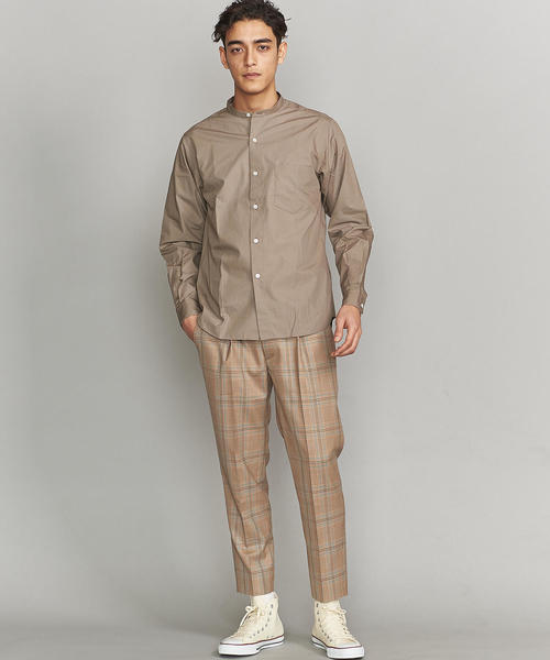 BEAUTY&YOUTH UNITED ARROWS（ビューティーアンドユースユナイテッドアローズ）の「BY ブロード バンドカラー シャツ ◆（シャツ/ブラウス・メンズ・ベージュ/ライトブルー/ホワイト・M/XL/S/XS/L）」の15枚目の写真