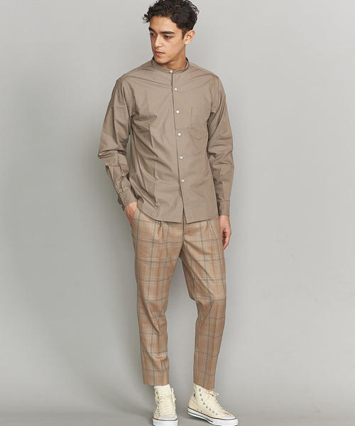 BEAUTY&YOUTH UNITED ARROWS（ビューティーアンドユースユナイテッドアローズ）の「BY ブロード バンドカラー シャツ ◆（シャツ/ブラウス・メンズ・ベージュ/ライトブルー/ホワイト・M/XL/S/XS/L）」の16枚目の写真