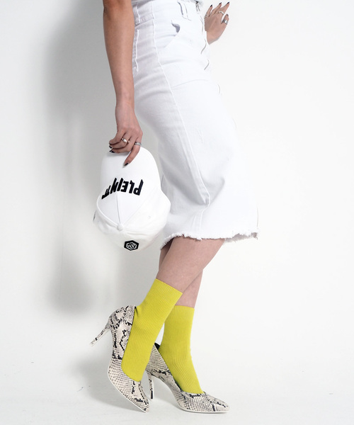 Narcissus（ナルシス）の「【cheap!!by vaNite】ジップデニムスカート（デニムスカート・レディース・ホワイト/ブラック・SMALL/MEDIUM）」の20枚目の写真