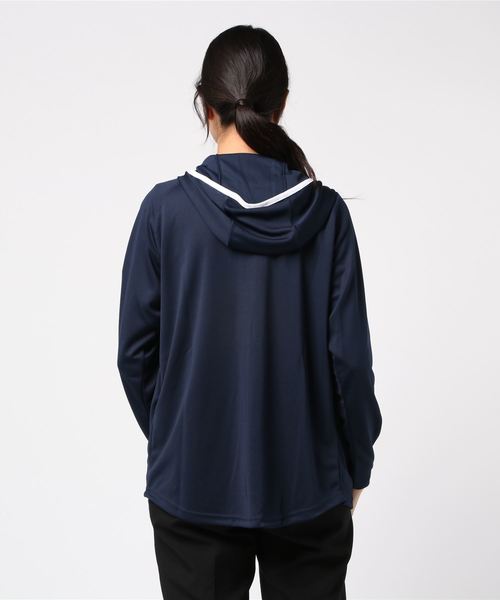 Champion(チャンピオン)の「【Champion/チャンピオン】レディース CAGERS ジップアップパーカー(パーカー・レディース・ホワイト/ネイビー/グレー/ブラック/ローズ・X-LARGE/LARGE/MEDIUM)」の6枚目の写真