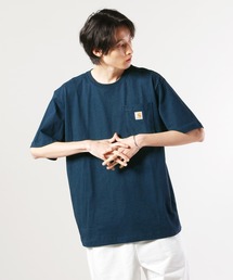Carhartt カーハート/ビッグサイズ 半袖 ポケットTシャツ ワンポイントロゴ カットソー