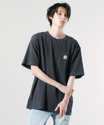 Carhartt カーハート/ビッグサイズ 半袖 ポケットTシャツ ワンポイントロゴ カットソー