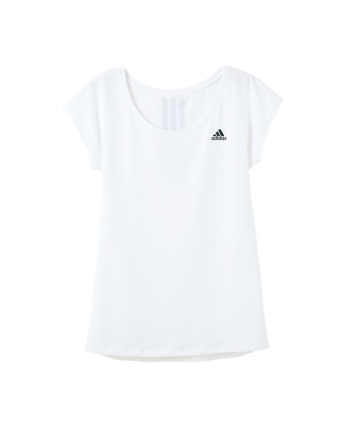 adidas(アディダス)の「adidas/アディダス フレンチスリーブ ベーシックスタイル(その他アンダーウェア/インナー・レディース・ホワイト/ブラック/杢グレー/ベージュ系その他/ダークブルー/グレー系その他・LARGE/MEDIUM/X-LARGE/SMALL)」の2枚目の写真