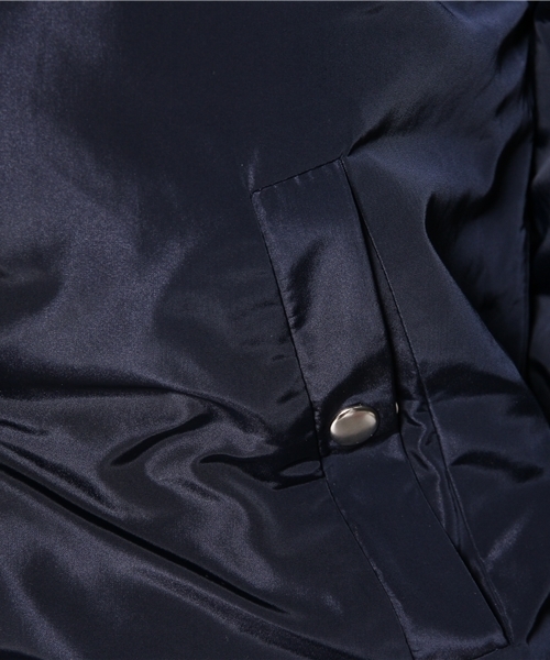 Ray BEAMS（レイビームス）の「○Ray BEAMS / ラインリブ スタジャン（ブルゾン・レディース・オリーブ/ネイビー・1/0）」の13枚目の写真