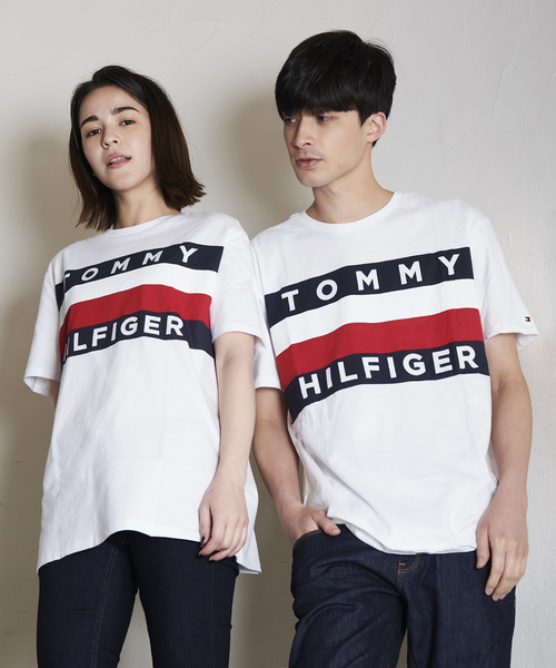 TOMMY HILFIGER（トミーヒルフィガー）の「【オンライン限定】ビッグ フラッグ Tシャツ / UPSTATE FLAG TEE（Tシャツ/カットソー・メンズ・ホワイト/ネイビー/レッド・SMALL/MEDIUM/LARGE/X-LARGE）」の13枚目の写真
