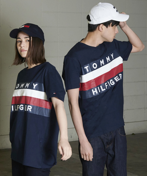 TOMMY HILFIGER（トミーヒルフィガー）の「【オンライン限定】ビッグ フラッグ Tシャツ / UPSTATE FLAG TEE（Tシャツ/カットソー・メンズ・ホワイト/ネイビー/レッド・SMALL/MEDIUM/LARGE/X-LARGE）」の12枚目の写真