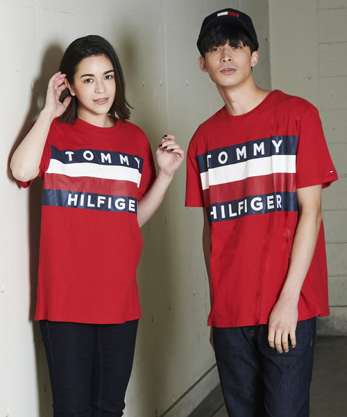 TOMMY HILFIGER（トミーヒルフィガー）の「【オンライン限定】ビッグ フラッグ Tシャツ / UPSTATE FLAG TEE（Tシャツ/カットソー・メンズ・ホワイト/ネイビー/レッド・SMALL/MEDIUM/LARGE/X-LARGE）」の11枚目の写真