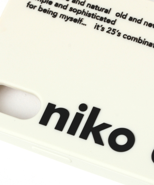 niko and...（ニコアンド）の「オリジナルニコロゴiPhoneケース X/XS（スマホケース/カバー・レディース・ホワイト/ブラック/グレー・0）」の12枚目の写真