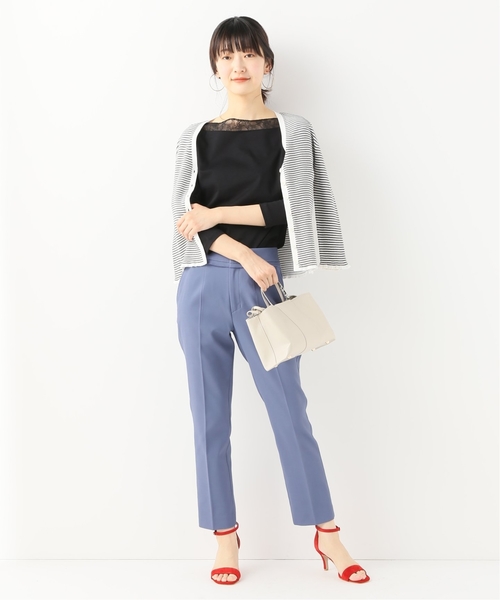 La TOTALITE(ラトータリテ)の「シェルタリングカラーパンツ◆(その他パンツ・レディース・ブラック/ベージュ/ブルー系その他/ピンク系その他・38/36/40)」の16枚目の写真