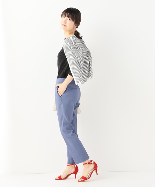 La TOTALITE(ラトータリテ)の「シェルタリングカラーパンツ◆(その他パンツ・レディース・ブラック/ベージュ/ブルー系その他/ピンク系その他・38/36/40)」の15枚目の写真