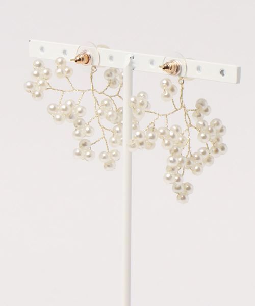 apres jour（アプレジュール）の「【apres jour×ARIAZ】小枝パールピアス（ピアス（両耳用）・レディース・ゴールド・FREE）」の2枚目の写真