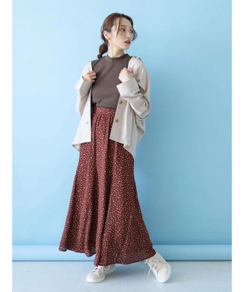 earth music&ecology（アースミュージックアンドエコロジー）の「抜け襟ワークジャケット ●＊（シャツ/ブラウス・レディース・ベージュ/ブラウン・FREE）」の13枚目の写真