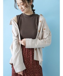 earth music&ecology | 抜け襟ワークジャケット ●(シャツ/ブラウス)