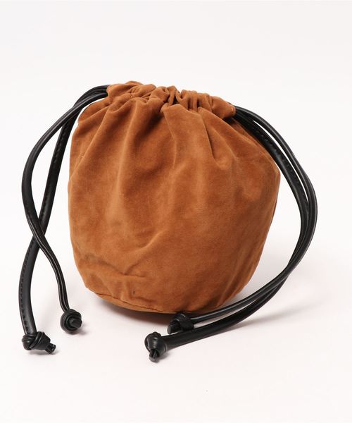 florist（フローリスト）の「【2way】バイカラーバケツ型ビッグチェーンバケツバッグ（ハンドバッグ・レディース・ブラック/パープル/イエロー/グリーン/レオパード・FREE）」の17枚目の写真