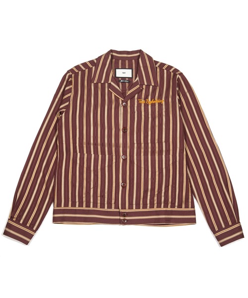 TMT(ティーエムティー)の「【ずん飯尾さん着用】SHORT LENGTH CUBA SHIRTS JACKET(シャツ/ブラウス・メンズ・その他/バーガンディー/マスタード/アイボリー・SMALL/MEDIUM/LARGE/X-LARGE)」の1枚目の写真