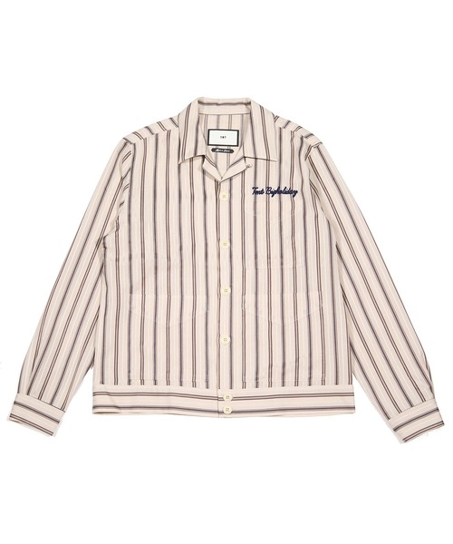 TMT(ティーエムティー)の「【ずん飯尾さん着用】SHORT LENGTH CUBA SHIRTS JACKET(シャツ/ブラウス・メンズ・その他/バーガンディー/マスタード/アイボリー・SMALL/MEDIUM/LARGE/X-LARGE)」の2枚目の写真