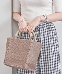 UNITED ARROWS | UWSC ABACA スクエア トートバッグ†(かごバッグ)
