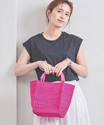 UNITED ARROWS | UWSC ABACA スクエア トートバッグ†(かごバッグ)