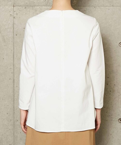 Liesse（リエス）の「ウエストベルトプルオーバー（シャツ/ブラウス・レディース・オフホワイト/キャメル/クリーム・FREE）」の6枚目の写真