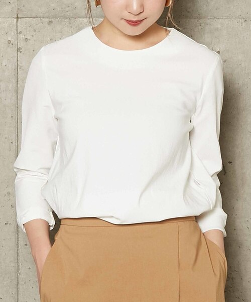 Liesse（リエス）の「ウエストベルトプルオーバー（シャツ/ブラウス・レディース・オフホワイト/キャメル/クリーム・FREE）」の10枚目の写真