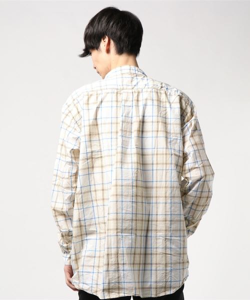 fridge（フリッジ）の「【SPINNER BAIT NAVY LABEL】スピナーベイト タブカラーシャツ 3051TC（シャツ/ブラウス・メンズ・ベージュ系その他/グリーン系その他/ブルー系その他/レッド系その他・44/50/40/42）」の6枚目の写真