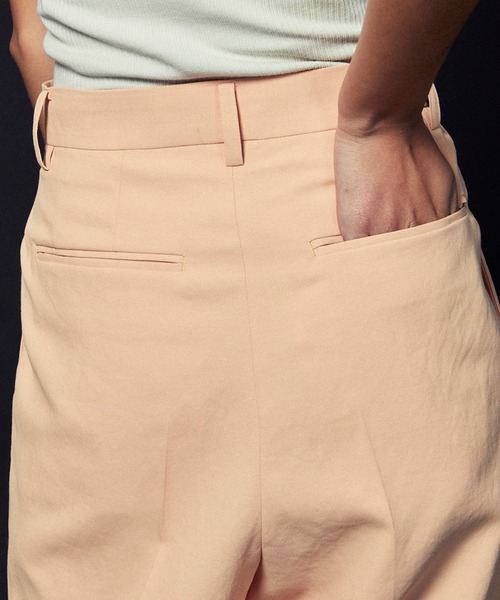 MAISON SPECIAL（メゾンスペシャル）の「◎Oggi＆CanCaｍ6月号、GISEle 6.7月号掲載掲載：2タックトラウザーショーツ【MAISON SPECIAL/メゾンスペシャル】■セットアップ対応■（その他パンツ・レディース・ベージュ/オレンジ/イエロー・36/38）」の11枚目の写真