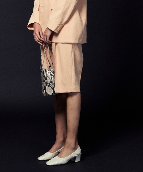 MAISON SPECIAL（メゾンスペシャル）の「◎Oggi＆CanCaｍ6月号、GISEle 6.7月号掲載掲載：2タックトラウザーショーツ【MAISON SPECIAL/メゾンスペシャル】■セットアップ対応■（その他パンツ・レディース・ベージュ/オレンジ/イエロー・36/38）」の7枚目の写真