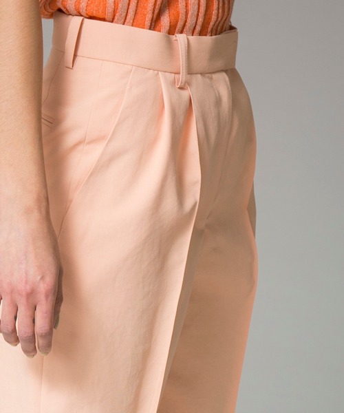 MAISON SPECIAL（メゾンスペシャル）の「◎Oggi＆CanCaｍ6月号、GISEle 6.7月号掲載掲載：2タックトラウザーショーツ【MAISON SPECIAL/メゾンスペシャル】■セットアップ対応■（その他パンツ・レディース・ベージュ/オレンジ/イエロー・36/38）」の13枚目の写真