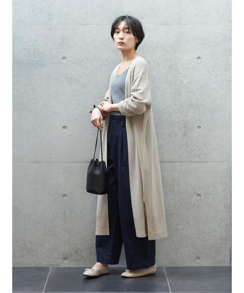 AMERICAN HOLIC(アメリカンホリック)の「ボタンループツイルワイドパンツ *(その他パンツ・レディース・アイボリー/ネイビー・MEDIUM/LARGE)」の20枚目の写真