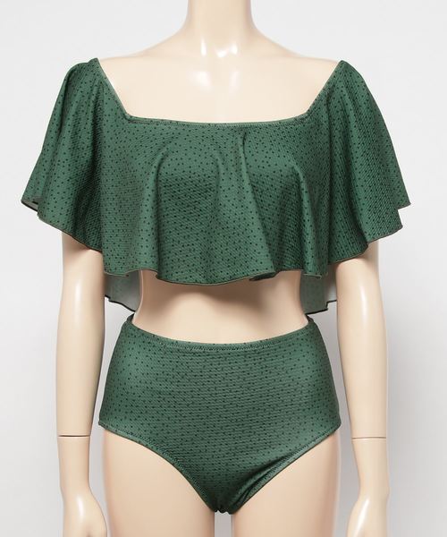 セール】2WAYオフショルビキニ 水着2点セット（水着）｜Lace