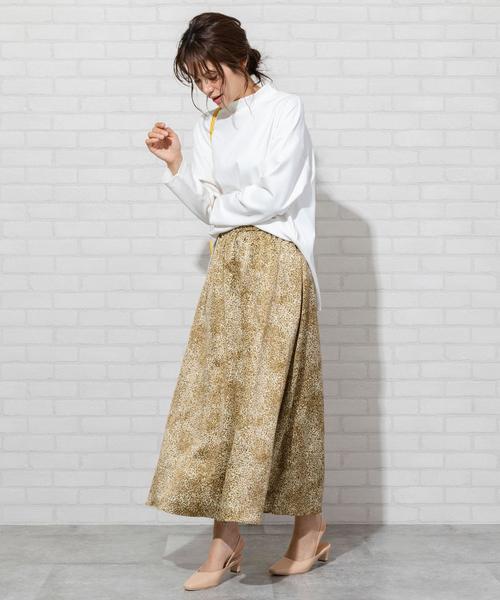 coen（コーエン）の「シルケットライクスムースロングスリーブ（Tシャツ/カットソー・レディース・ライトブルー/ホワイト/ベージュ・FREE）」の17枚目の写真