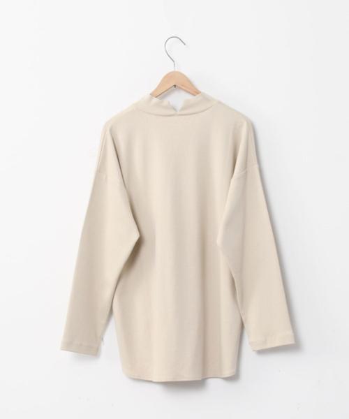 coen（コーエン）の「シルケットライクスムースロングスリーブ（Tシャツ/カットソー・レディース・ライトブルー/ホワイト/ベージュ・FREE）」の7枚目の写真