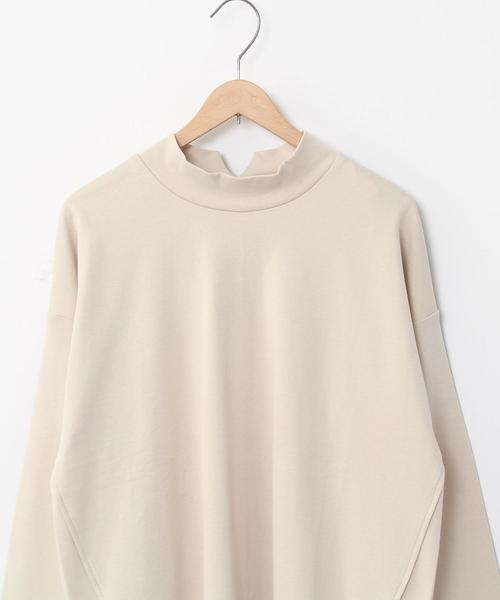 coen（コーエン）の「シルケットライクスムースロングスリーブ（Tシャツ/カットソー・レディース・ライトブルー/ホワイト/ベージュ・FREE）」の6枚目の写真