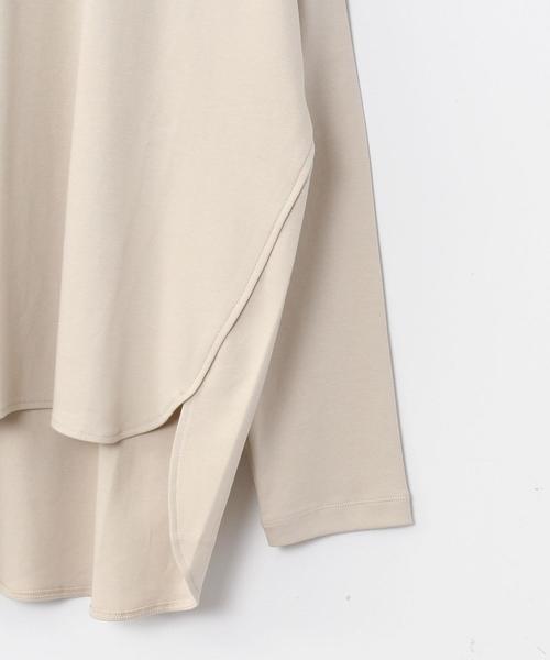 coen（コーエン）の「シルケットライクスムースロングスリーブ（Tシャツ/カットソー・レディース・ライトブルー/ホワイト/ベージュ・FREE）」の9枚目の写真