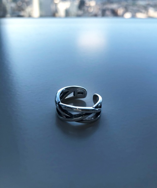 kutir（クティール）の「kutirlune／【サイズ調節可能】シルバーデザインリング（リング・レディース・A/B/C/D/E/F/G/H/I/K/J・FREE）」の19枚目の写真